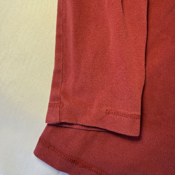 Vtg Old Navy Men Crewneck Sweatshirt Y2K Size M Spell Out Logo Red 2004 **FLAW** - Picture 6 of 9